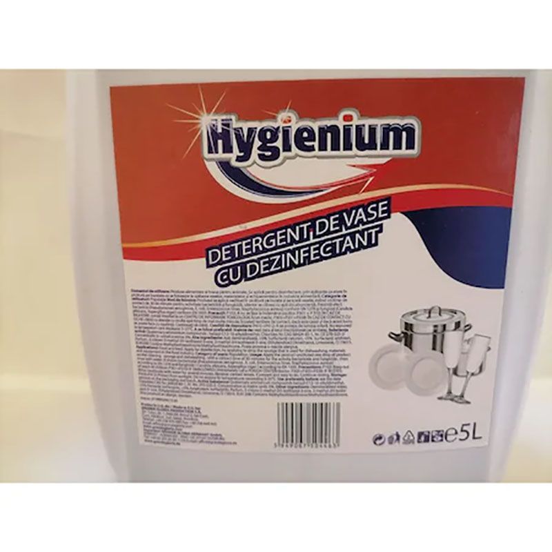 Detergent De Vase Cu Dezinfectant Hygienium 5 L