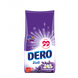 Detergent manual Dero 2in1 Levantica si iasomie, 1.8kg, 36 spalari