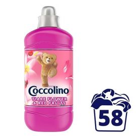 Balsam de rufe Coccolino Tiare Flower & Red Fruits, 58 spalari, 1.45L