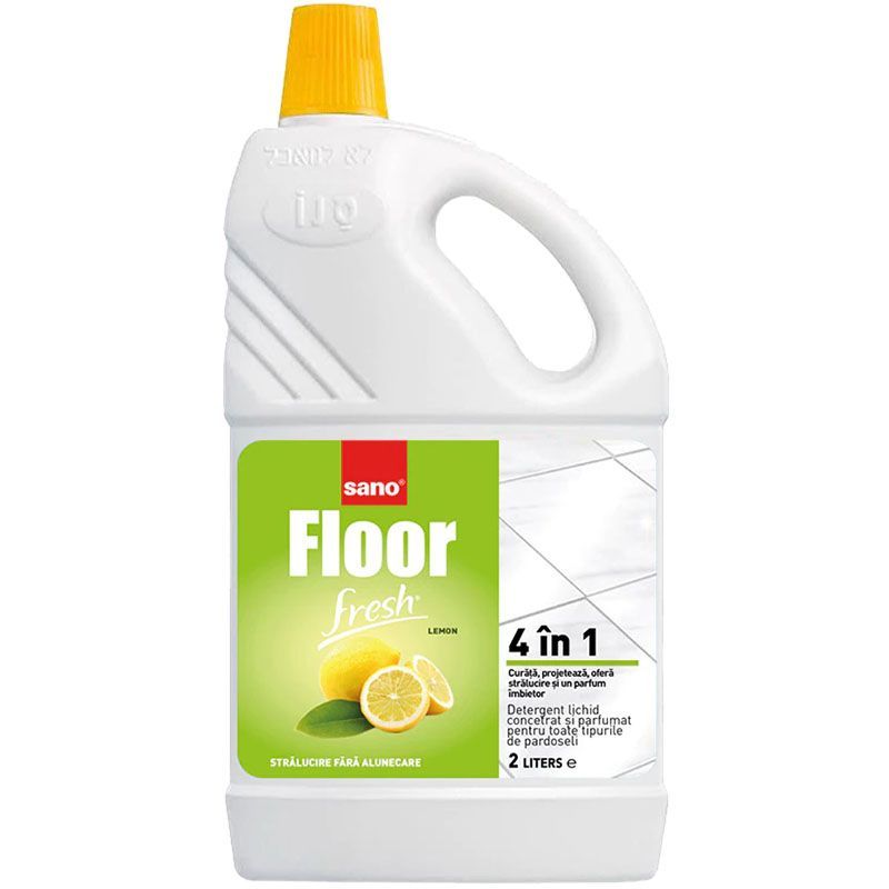 Detergent pentru pardoseli Sano Floor Fresh Lemon, 2l