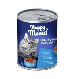 Hrana Umeda Cv Pisici cu Peste 415g, Happy Meow