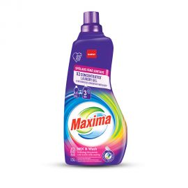 Detergent gel concentrat pentru rufe Sano Maxima Mix&Wash 60 spalari, 1.5 l