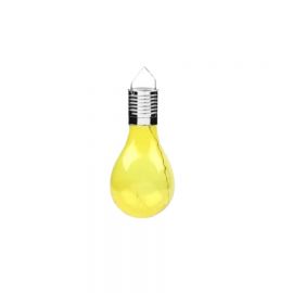 Luminiță Solară Decorativă LED eMazing, Suspendată în Formă de Bec, pentru Exterior, IP65, Ultron Galben