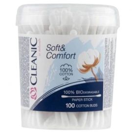 Betisoare igienice Cleanic Soft & Confort 100 buc