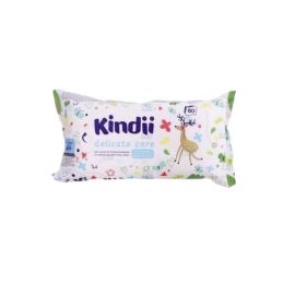 Servetele umede Kindii Baby Delicate Care, 60 buc.