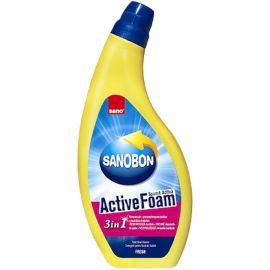 Detergent pentru WC Sano Bon Spuma Activa Fresh, 750 ml