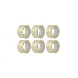 Set Bandă adezivă tip scotch 6 bucăți eMazing transparentă cu lățime de 48 mm și lungime de 60 m