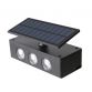 Spot exterior dublu LED cu incarcare solara eMazing
