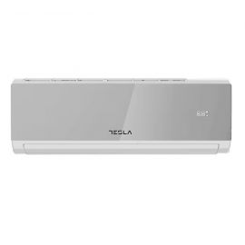 Aparat de aer conditionat Tesla Select Style TT34EX82SM, 12000 BTU, Clasa A++, Inverter, Incalzire, Turbo, I Feel, Functie Antifungica, Autocuratare, Timer, Filtru lavabil, Carcasa anti-rugina, R32, WiFi, Argintiu