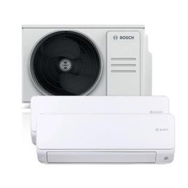 Aparat de aer conditionat multisplit Bosch cu doua unitati interne Climate 6000i, 9000 BTU, Unitate externa 18000 BTU