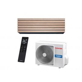 Aparat de aer conditionat Toshiba Daiseikai 10 Wood, 18000 BTU, Senzor de prezenta, Mod Silentios, Wi-Fi