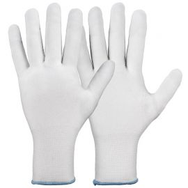 Manusi de protectie si de lucru Ideall Tech 70051, albe, masura 8