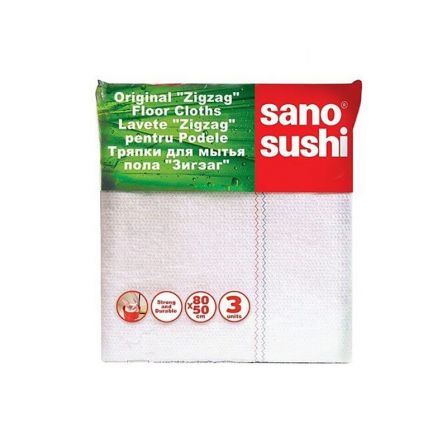 Sano Sushi Zigzag Floor Cloth Lavete Pentru Pardoseala
