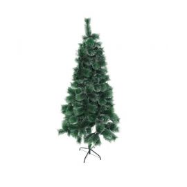 Brad Artificial de Craciun, eMazing, tip Pin Inzapezit, inaltime 210 cm, Varfuri Ninse, Suport Metalic