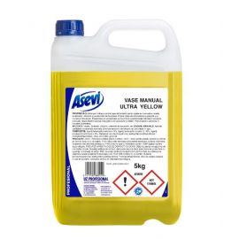 Detergent Vase Manual Ultra Yellow Asevi Profesional 5KG