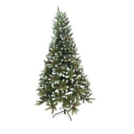 Brad Artificial de Craciun, eMazing, tip Pin Inzapezit, Inaltime 210 cm, Diametru 125 cm, 1266 ramuri