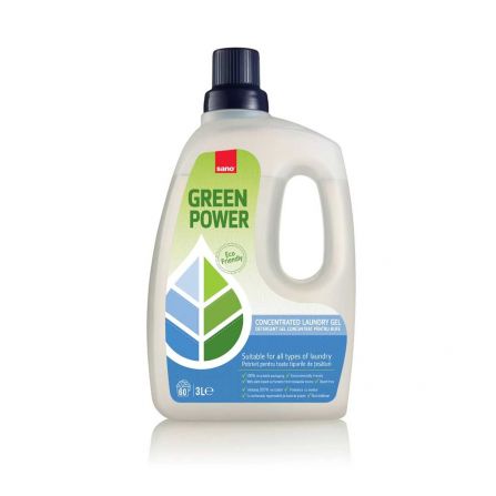 Detergent Gel concentrat pentru rufe Sano Green Power 3L