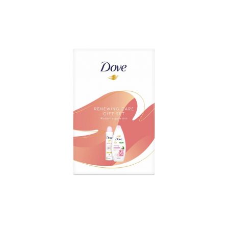 Set Dove Renewing Care: Antiperspirant Spray Invisible Care, 150 ml + Gel De Dus Sweet Peony, 250 ml