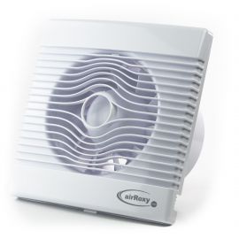 Resigilat! Ventilator baie pRemium Ø 120 HS, Debit 158 m3/h, Senzor de umiditate, Timer, Garantie 3 ani, Alb