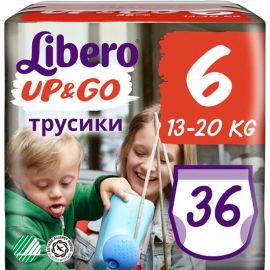 Chilotei copii Libero Up&Go Nr. 6 Junior+ 13-20 kg 36 buc