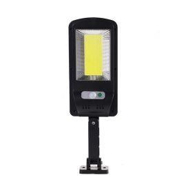 Corp de Iluminat Fotovoltaic De Gradina LED eMazing, 36 cm x 11.5 cm, 2400 Lumeni 100 COB LED 20 W - echivalent 160 W bec clasic, IP65, Detector de Miscare, Detector de Lumina, 1 Grila, Alb Rece