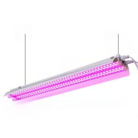 Lampă dublă pentru creșterea plantelor eMazing, lungime 50 cm, T5 LED, perfectă pentru întregul ciclu de creștere, fără efecte negative, multicoloră