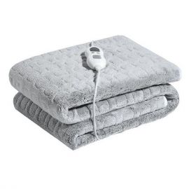 Patura Electrica Deluxe eMazing, Dimensiuni 152 x 127 cm, Putere 100 W, Gri Perla