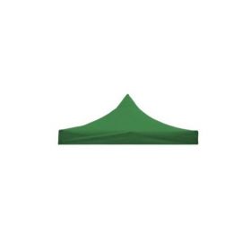 Prelată impermeabilă eMazing pentru acoperiș cort tip pavilion, 2x2 m, din material textil impermeabil Oxford 700D, cauciucat, culoare verde