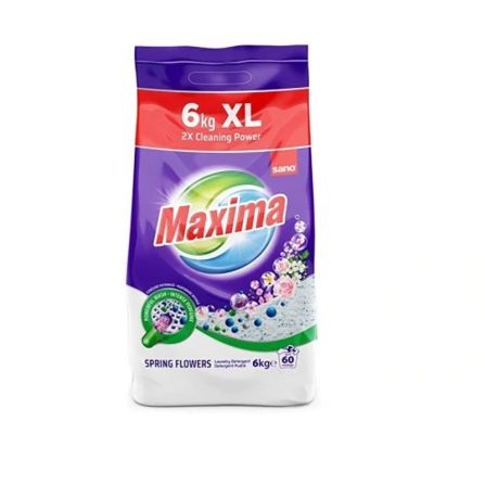 Detergent pudra Sano Maxima Spring Flowers, 6Kg