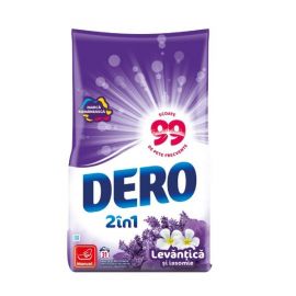 Detergent manual Dero 2in1 Levantica si iasomie, 1.4 kg, 31spalari