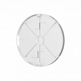 Clapeta antiretur pentru ventilator baie Ø100mm, plastic Alb