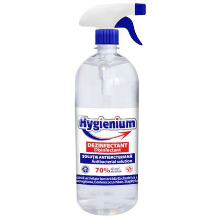 Solutie dezinfectanta pentru maini Hygienium, efect antibacterian, 1000 ml